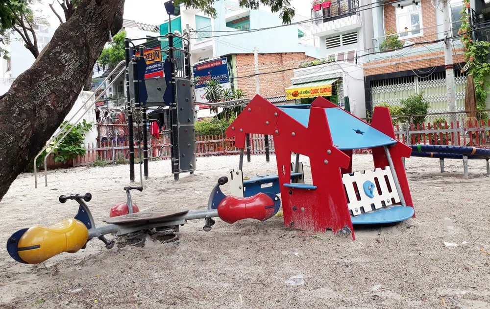 Khu vui chơi tự phát thiếu an toàn ảnh 1