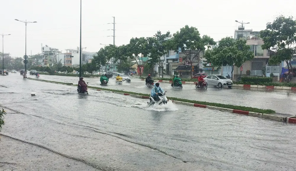 Nam bộ mưa lớn trên diện rộng ảnh 1