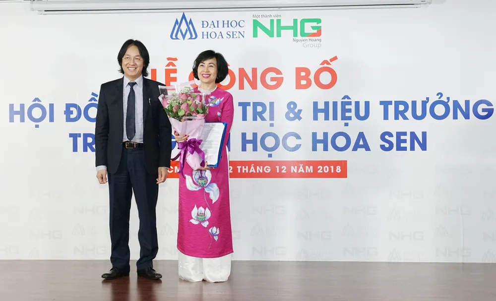GS.TS. Mai Hồng Quỳ giữ chức Hiệu trưởng Trường Đại học Hoa Sen ảnh 2