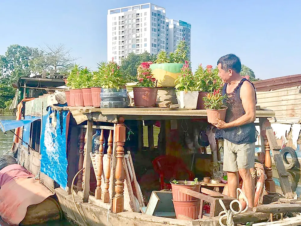 Tết ở xóm ghe nghèo ảnh 1