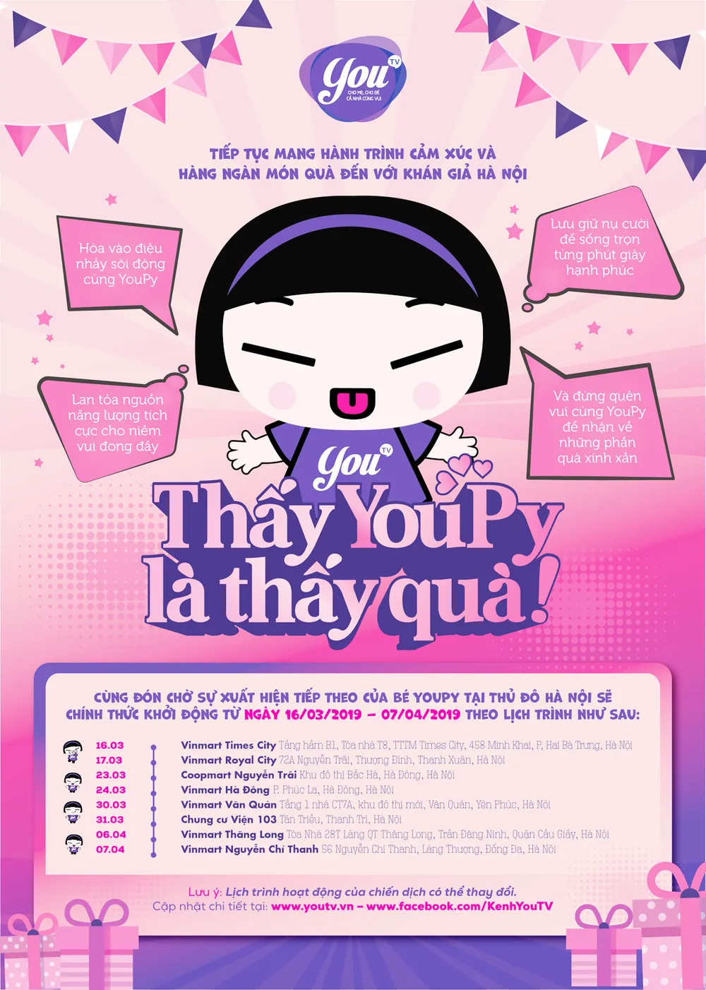 “Thấy YouPy là thấy quà” tiếp tục mang hành trình cảm xúc và hàng ngàn món quà đến khán giả Hà Nội ảnh 1