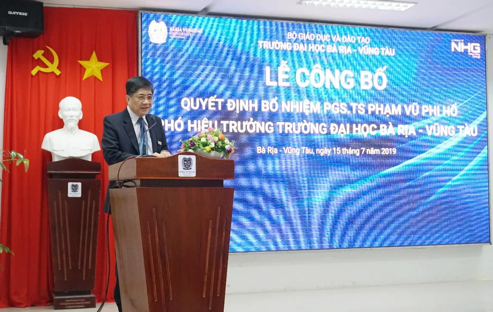 PGS.TS Phạm Vũ Phi Hổ được bổ nhiệm làm Phó Hiệu trưởng Đại học Bà Rịa – Vũng Tàu ảnh 4