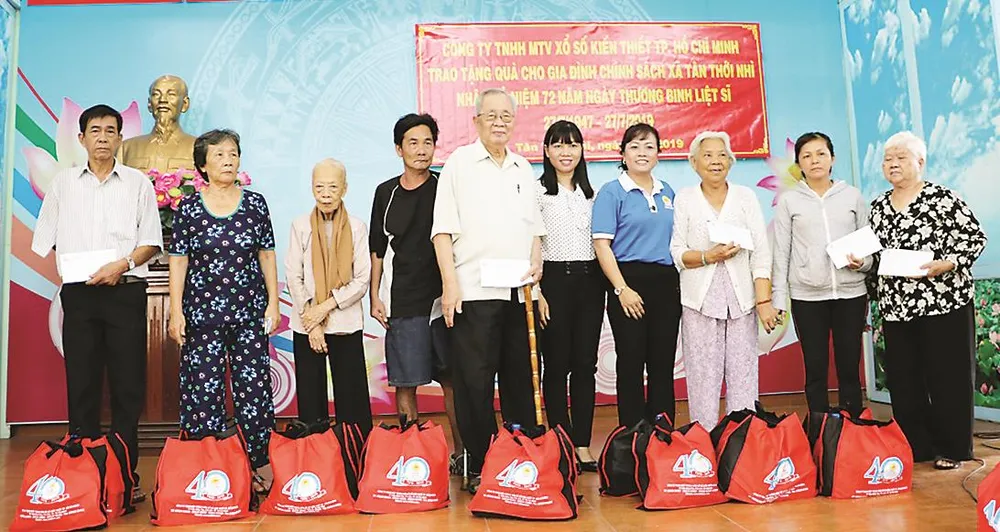 Công ty XSKT TPHCM tổ chức các hoạt động kỷ niệm Ngày Thương binh Liệt sĩ 27-7