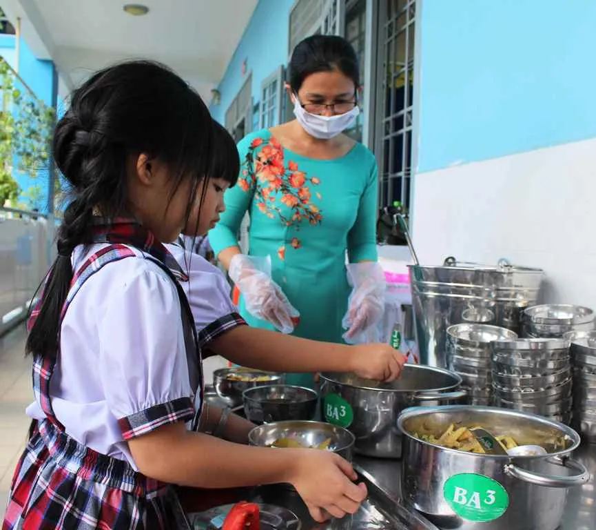 Lai Châu: Nâng cao chất lượng bữa ăn bán trú ảnh 1