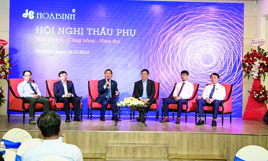 Tập đoàn Xây dựng Hòa Bình tổ chức Hội nghị Thầu phụ