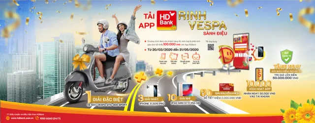 Ra mắt chương trình “Tải App HDBank – Rinh Vespa sành điệu" từ HDBank ảnh 2