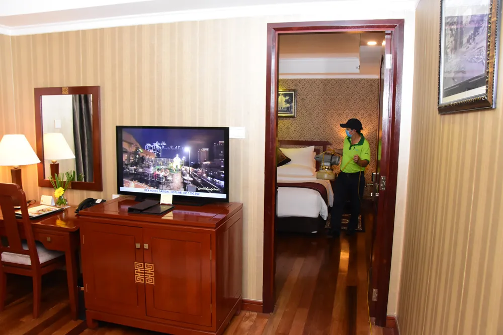 Khách sạn Rex Sài Gòn tiếp tục duy trì, tăng cường và kiểm soát chặt chẽ các biện pháp phòng chống trong mùa dịch  ảnh 6