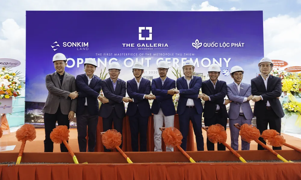SonKim Land tổ chức lễ cất nóc dự án The Galleria Residence ảnh 2