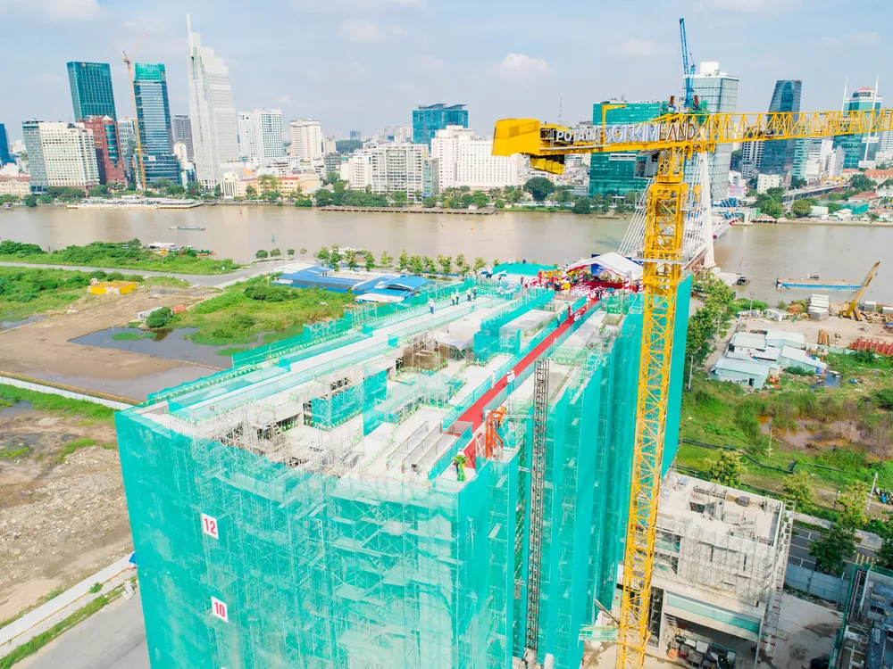 SonKim Land tổ chức lễ cất nóc dự án The Galleria Residence ảnh 4