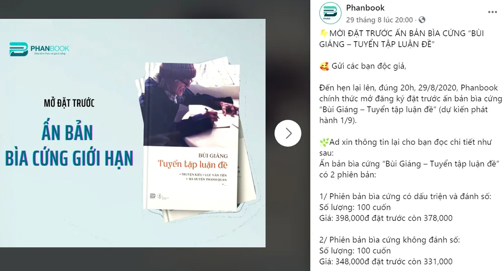 “Cơn sốt” sách phiên bản giới hạn ảnh 1