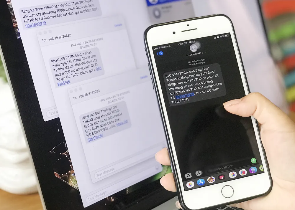 Quyết liệt với tin nhắn, thư và cuộc gọi rác ảnh 1