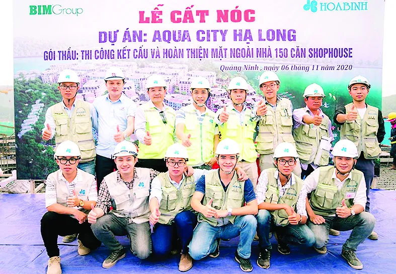 Cất nóc vượt tiến độ dự án Aqua City Hạ Long ảnh 1