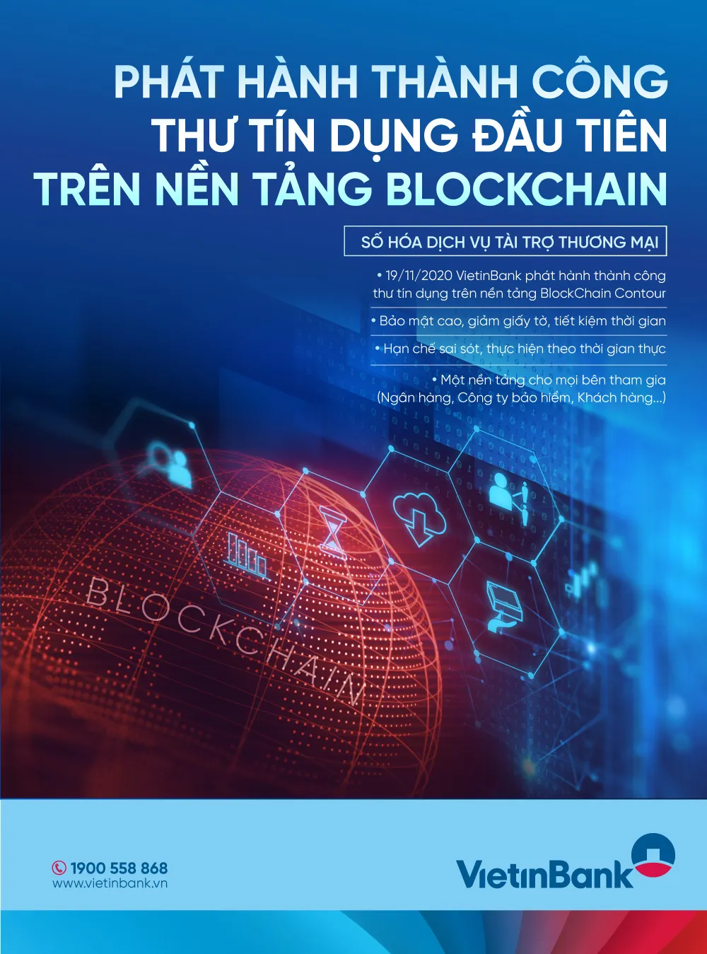 VietinBank phát hành thành công L/C đầu tiên ứng dụng công nghệ Blockchain ảnh 1