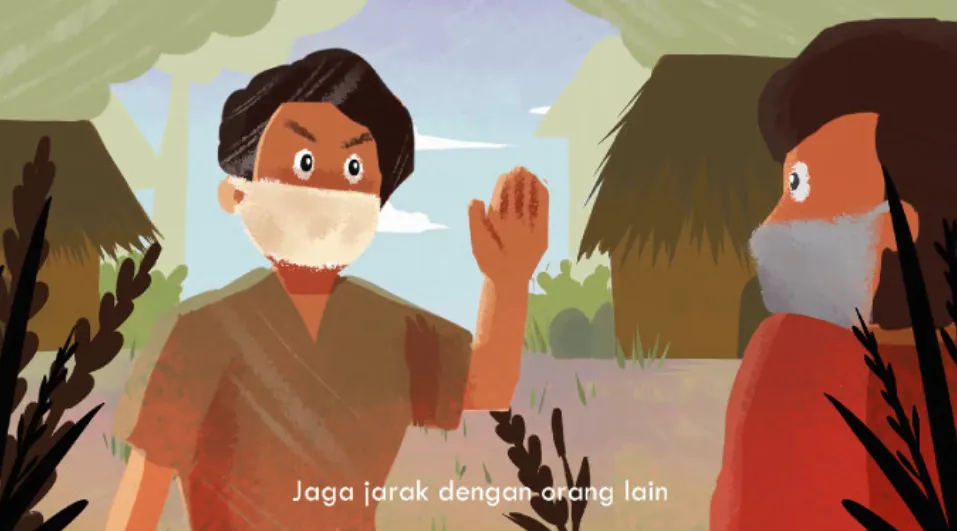 Phòng Covid-19 bằng phim hoạt hình ảnh 1