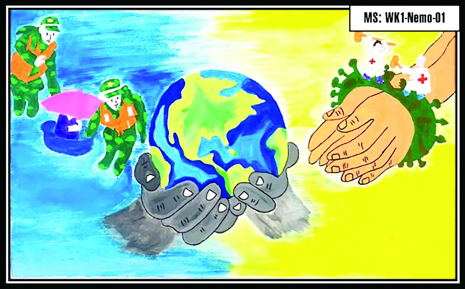 Hệ thống Trường mầm non Thế giới trẻ thơ (Worldkids): Đấu giá tranh “Chia sẻ yêu thương” ảnh 1