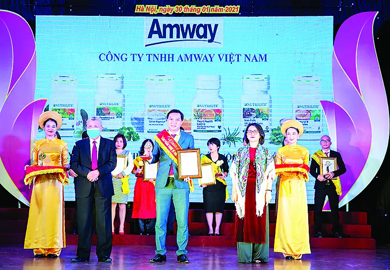 Amway Việt Nam lần thứ 8 nhận giải thưởng “Sản phẩm vàng vì sức khỏe cộng đồng”