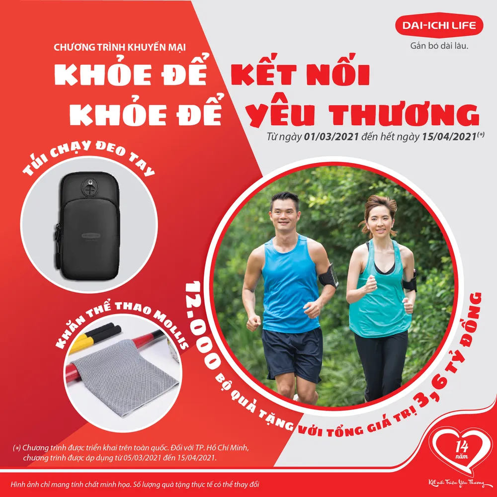 Dai-ichi Life Việt Nam triển khai chương trình “Khỏe để kết nối - Khỏe để yêu thương”  ​