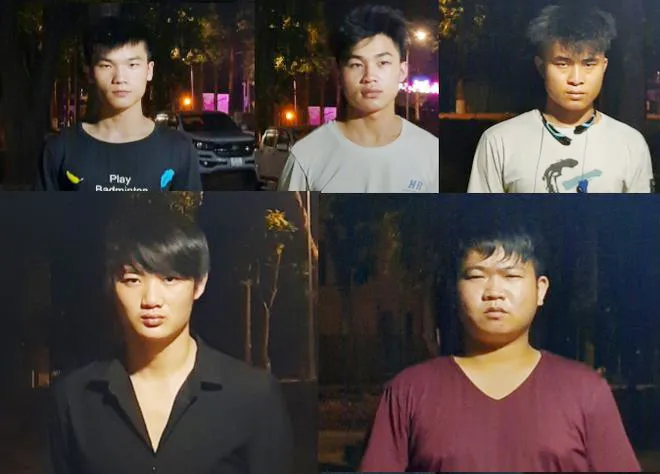 5 người Trung Quốc nhập cảnh trái phép vào Việt Nam bị bắt giữ. Ảnh: Công an cung cấp