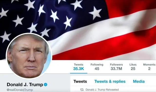 Tài khoản Twitter của ông Donald Trump bị khóa vĩnh viễn. Ảnh minh họa: REUTERS
