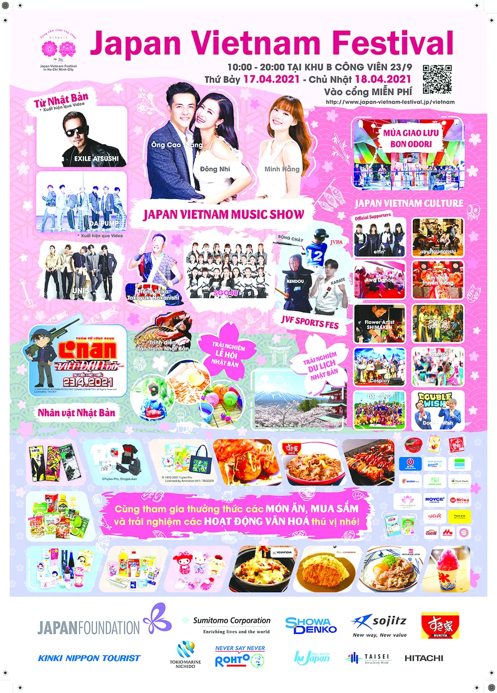Lễ hội Nhật - Việt lần thứ 7-2021 tại TPHCM