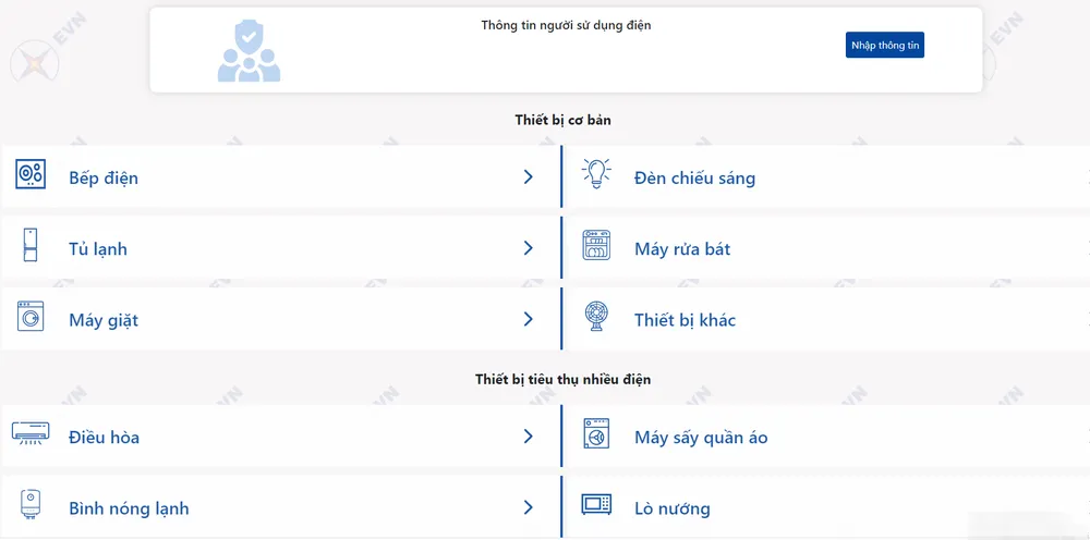 Ra mắt công cụ tính và kiểm tra tiền điện