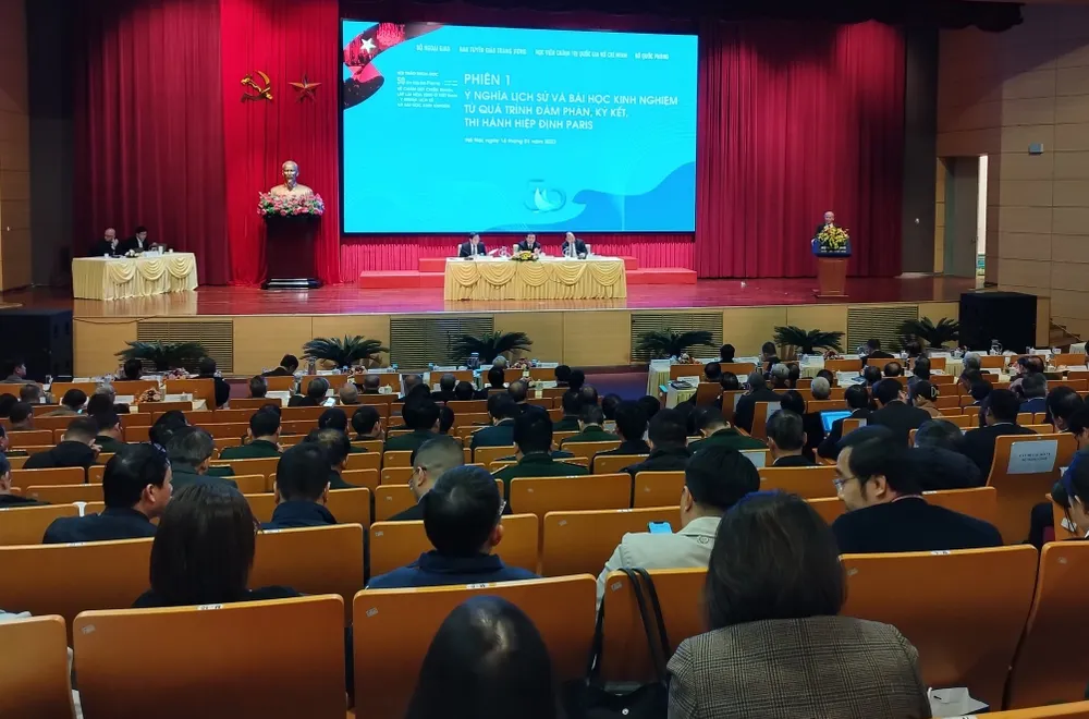 Quang cảnh hội thảo sáng 16-1-2023. Ảnh: QUANG PHÚC