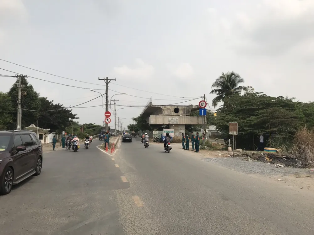 Dự án cầu Nam Lý. Ảnh: QUỐC HÙNG