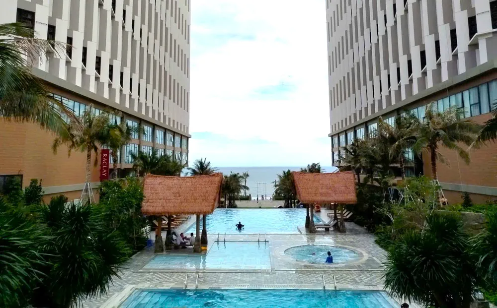 Khu du lịch Apec Mandala Wyndham Mũi Né. Ảnh: TIẾN THẮNG