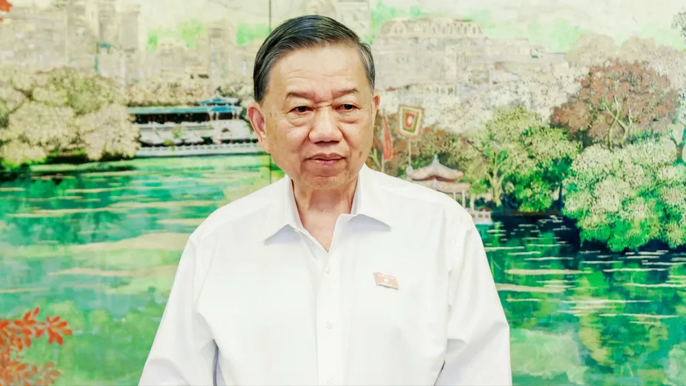 Tổng Bí thư, Chủ tịch nước Tô Lâm phát biểu tại phiên thảo luận tổ đại biểu Quốc hội đoàn TP Hà Nội, sáng 26-10-2026. Ảnh: VIẾT CHUNG