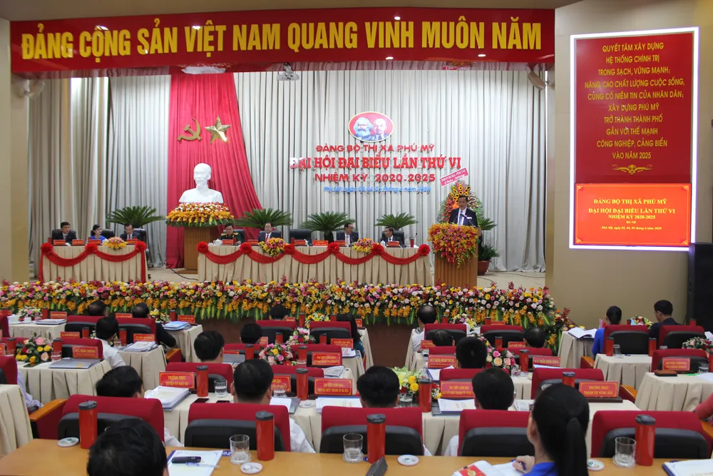 Khai mạc Đại hội đại biểu điểm Đảng bộ thị xã Phú Mỹ ảnh 1