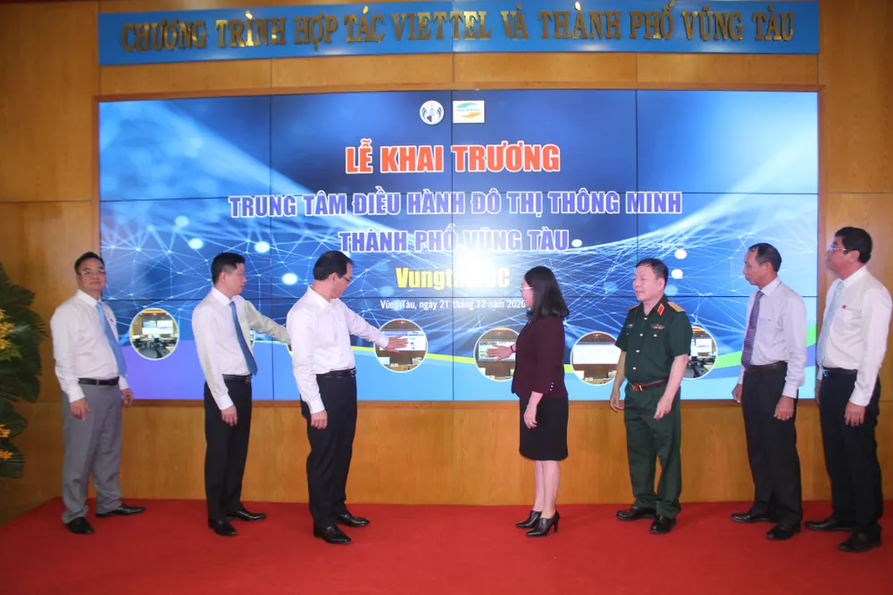 Khai trương Trung tâm điều hành đô thị thông minh TP Vũng Tàu ảnh 1