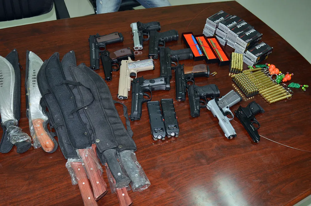 Tang vật thu giữ khi khám xét nơi ở của Thế