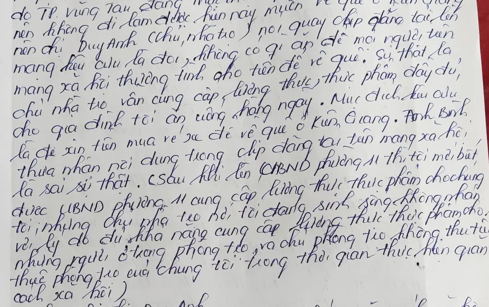 Vũng Tàu: Clip ngư dân kêu cứu “không có gì để ăn” là sai sự thật ảnh 2