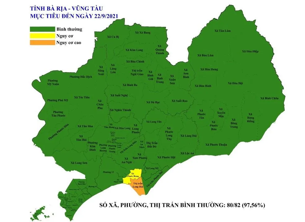 Bà Rịa - Vũng Tàu: Số ca mắc Covid-19 giảm sâu 3 ngày liên tiếp ảnh 1