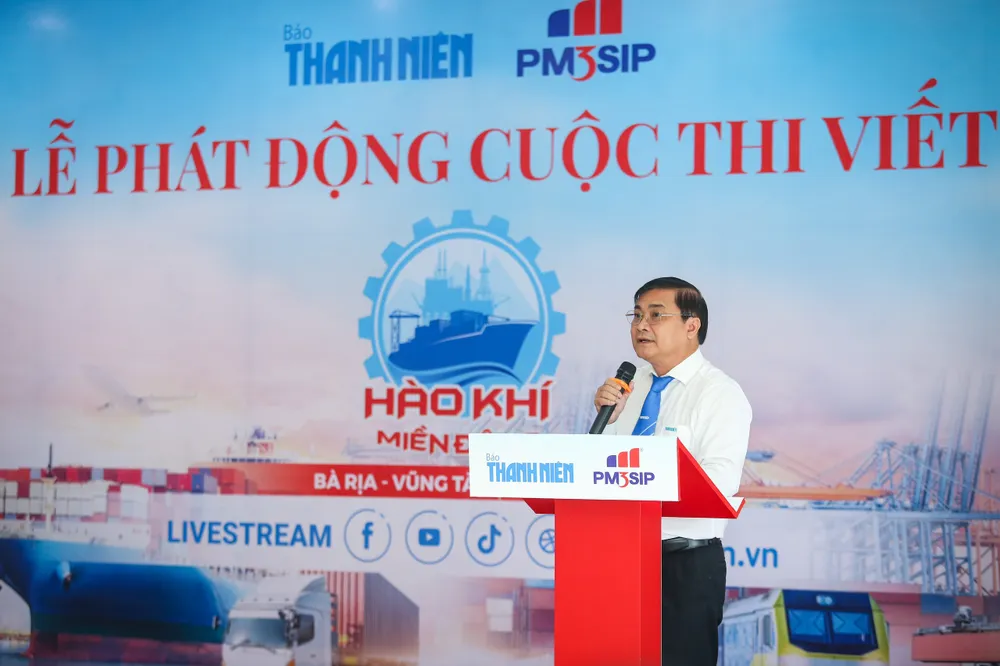 Ông Nguyễn Ngọc Toàn, Tổng Biên tập Báo Thanh niên, phát động cuộc thi viết "Hào khí miền Đông"