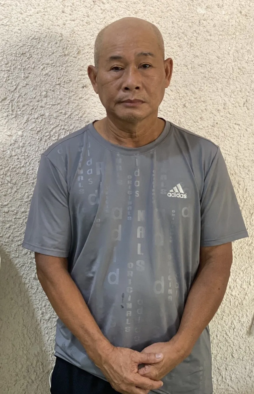 Đối tượng Trần Minh Hùng trong vai "thầy dỏm" trục vong, trừ tà đã bị bắt giữ