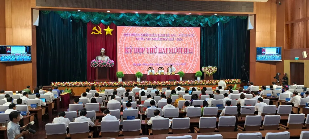 Kỳ họp thứ 22 của HĐND tỉnh Bà Rịa - Vũng Tàu khóa VII