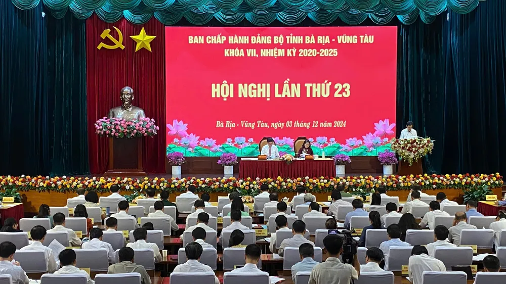 Hội nghị lần thứ 23 của Ban Chấp hành Đảng bộ tỉnh Bà Rịa – Vũng Tàu