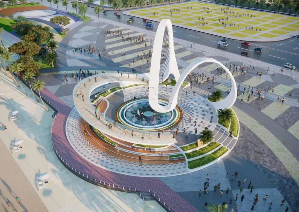 Thiết kế đạt giải nhất Công trình điểm nhấn quảng trường Thùy Vân, TP Vũng Tàu.jpg