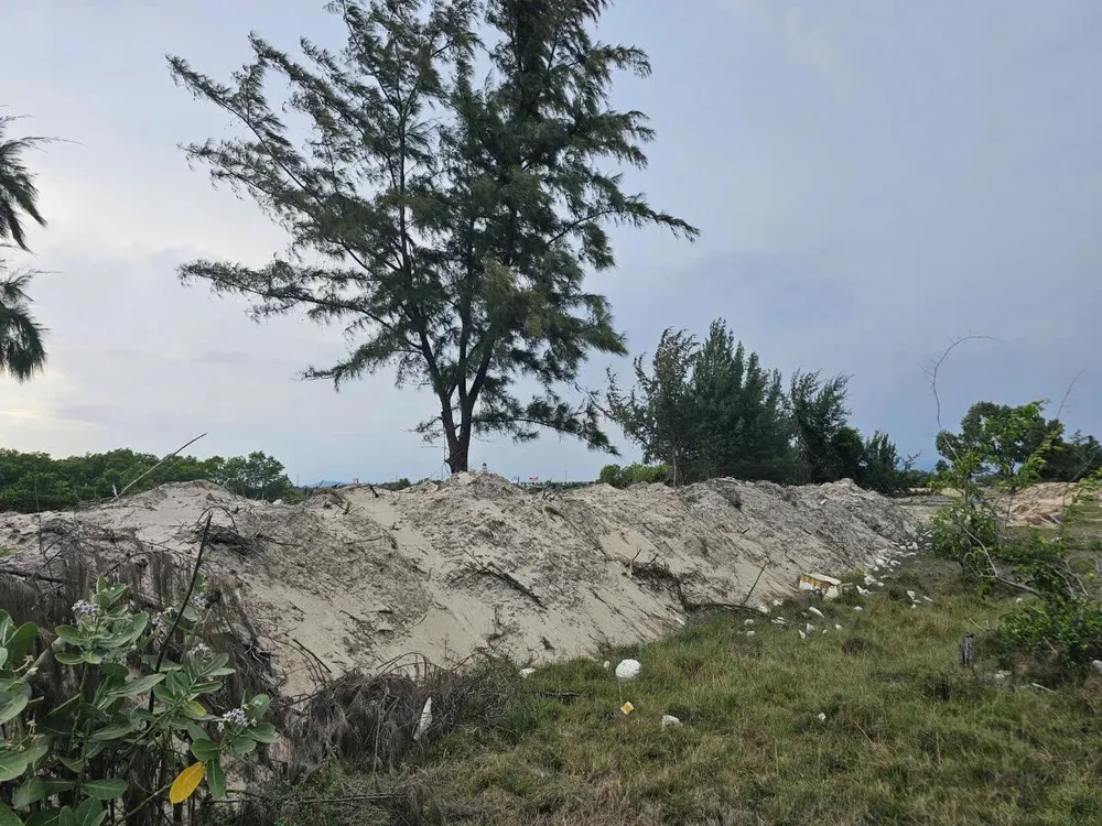 Đất công ở TP Vũng Tàu bị lấn chiếm và đào thành ao (ảnh: NL)