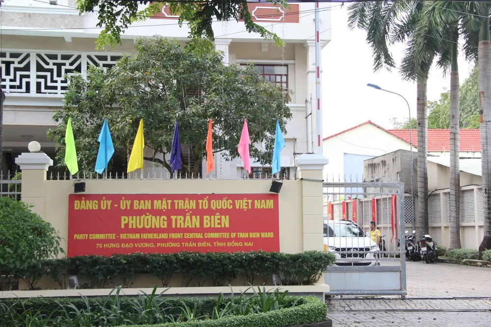 Trụ sở Đảng ủy phường Trấn Biên, tỉnh Đồng Nai mới, vốn là cơ quan Thành ủy Biên Hòa sẵn sáng cho sứ mệnh trong kỷ nguyên vươn mình Ảnh VĂN PHONG.JPG