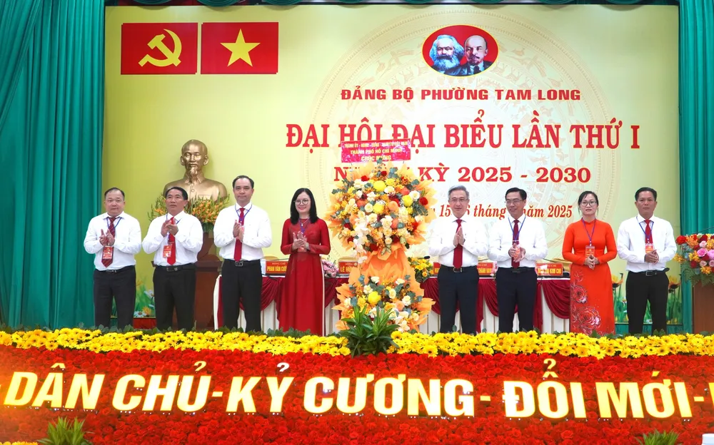 Đại hội đại biểu Đảng bộ phường Tam Long lần thứ I nhiệm kỳ 2025-2030