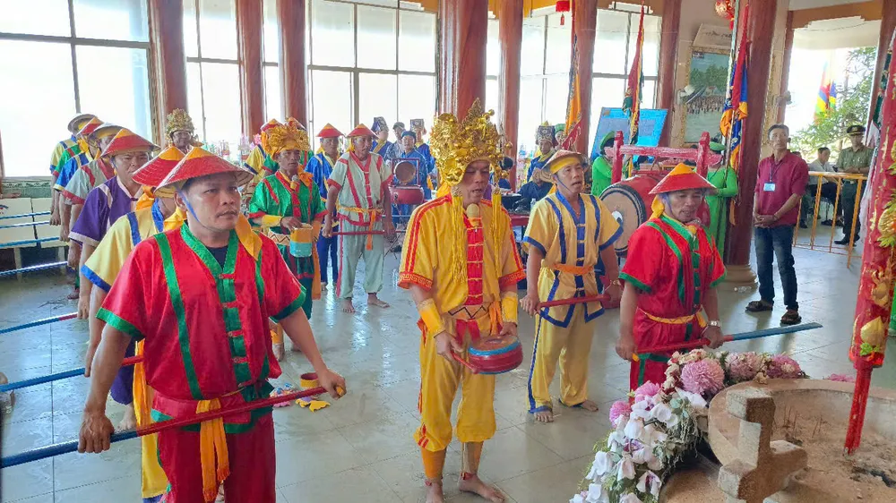 Lễ hội Dinh Cô Long Hải năm 2025. Ảnh: HUYỀN TRANG