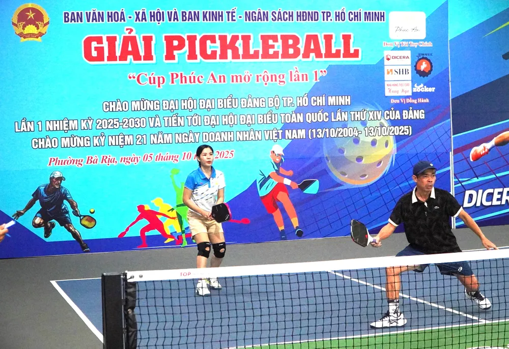 Sôi nổi giải Picklelball tranh cúp Phúc An mở rộng lần thứ I