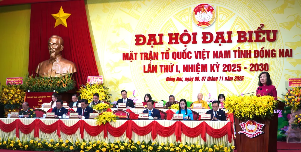 Đại hội đại biểu MTTQ Việt Nam tỉnh Đồng Nai lần thứ I, nhiệm kỳ 2025-2030