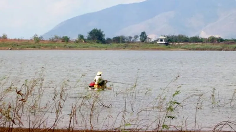 Một góc hồ Đá Đen - nơi cung cấp nước sinh hoạt cho toàn tỉnh BR-VT