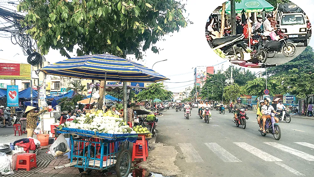 Vỉa hè bị tái lấn chiếm ảnh 5