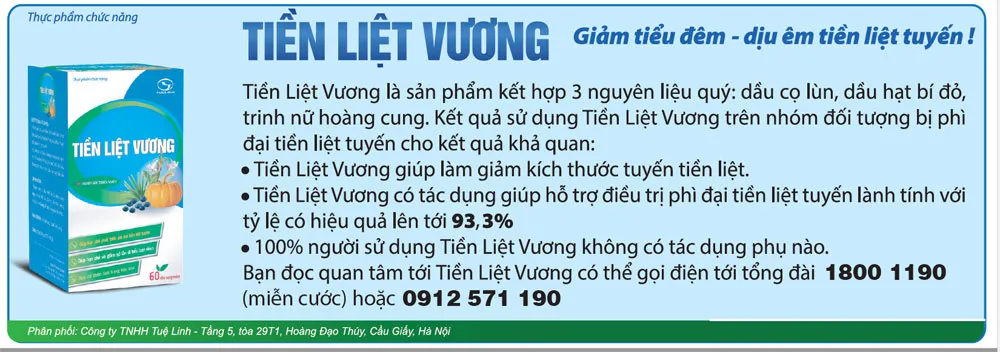 Loại bỏ phì đại tiền liệt tuyến, an vui tuổi già ảnh 2