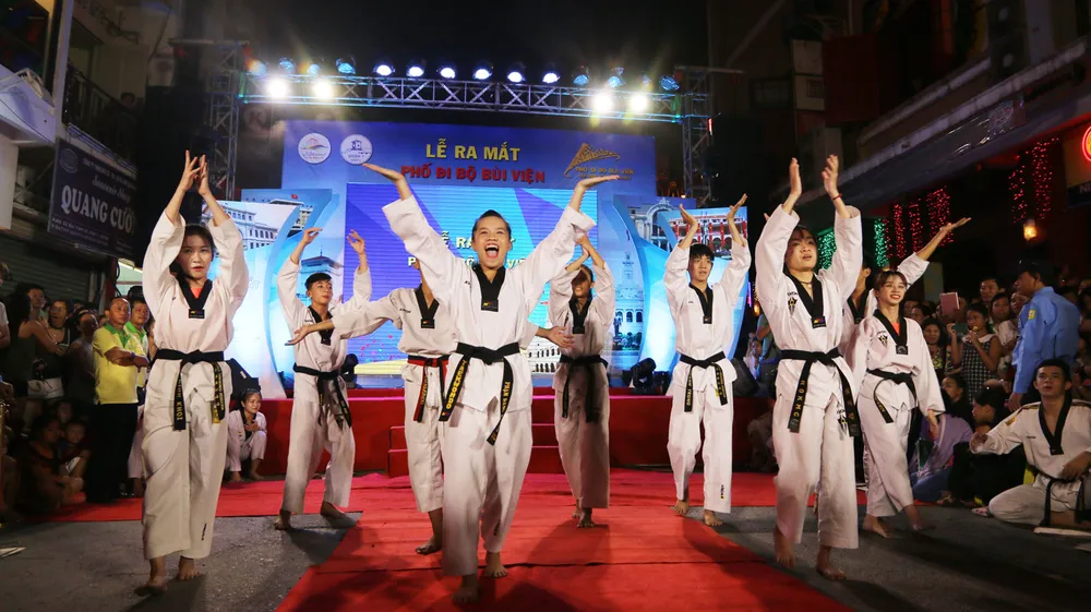 Nhộn nhịp khai trương Phố đi bộ Bùi Viện ảnh 8