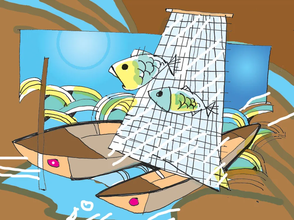 Làng chài, chiều… ảnh 1